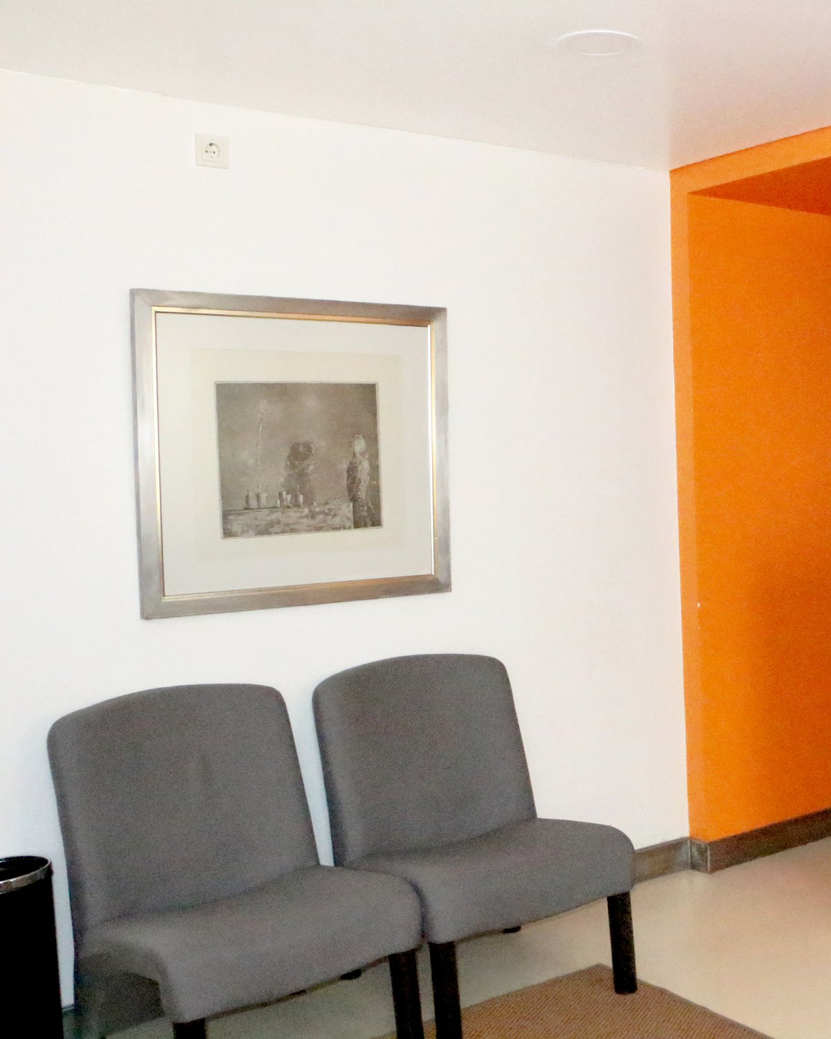 Receção e sala de espera